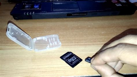How to Insert MicroSD Card into Laptop .